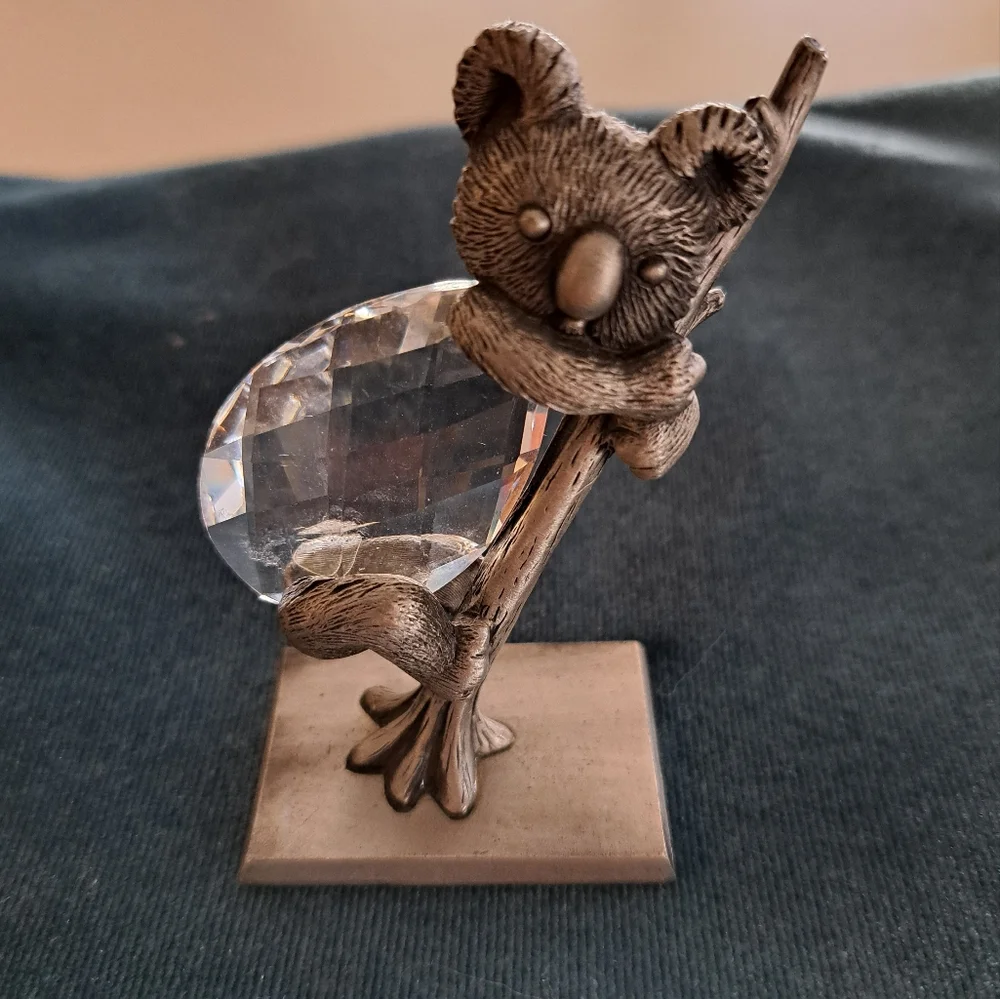 🛍Swarovski & Pewter Koala Figurine - Picture 2 of 7